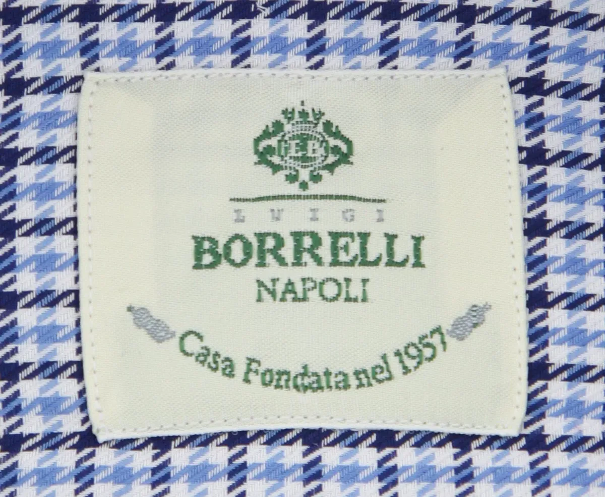 Luigi Borrelli Blue Shirt - Slim