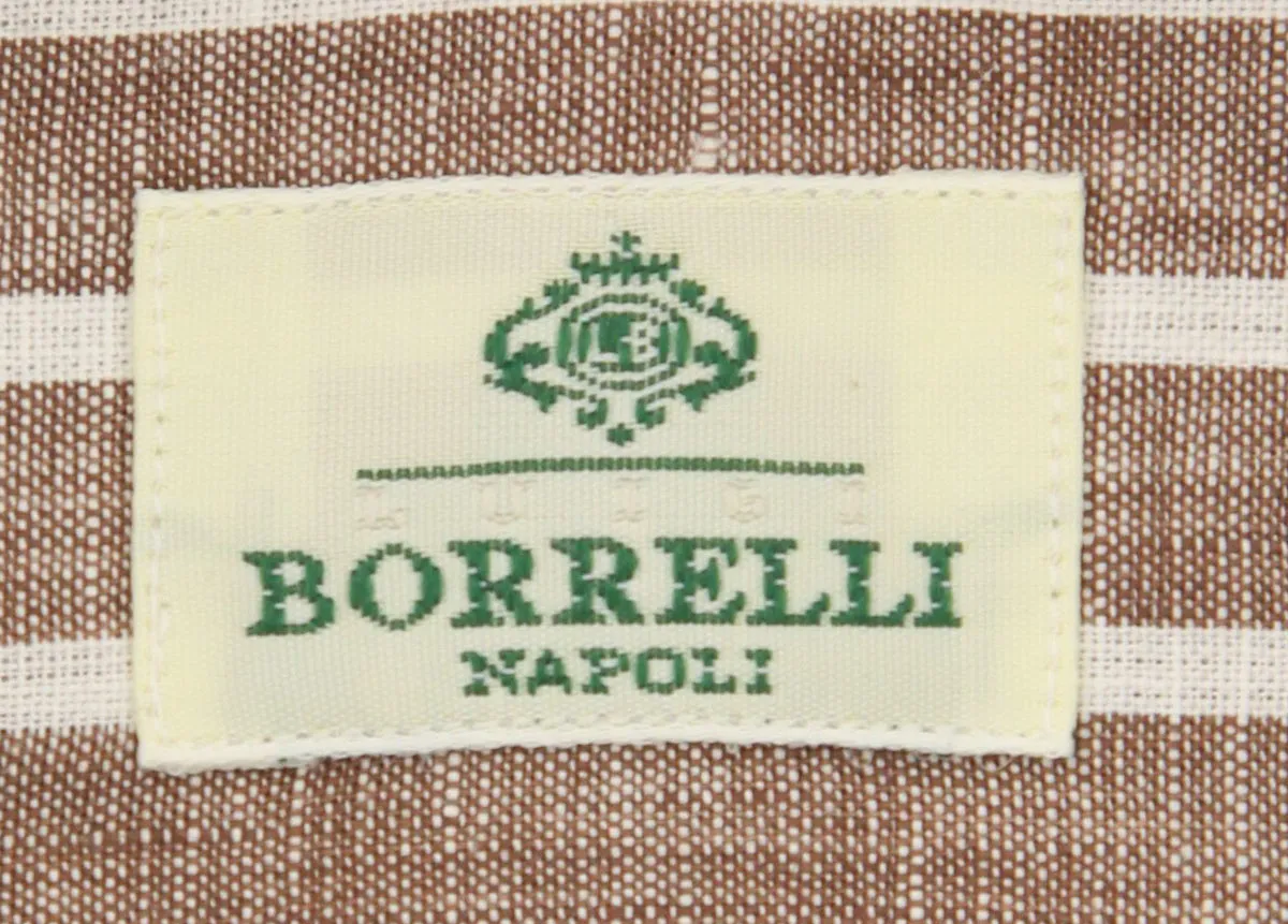 Luigi Borrelli Brown Shirt - Slim
