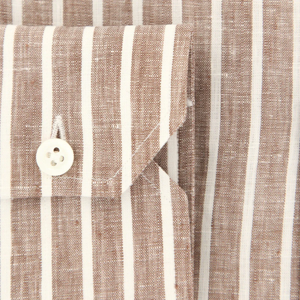 Luigi Borrelli Brown Shirt - Slim