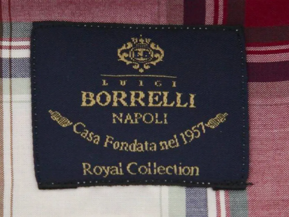 Luigi Borrelli Burgundy Red Shirt - Slim