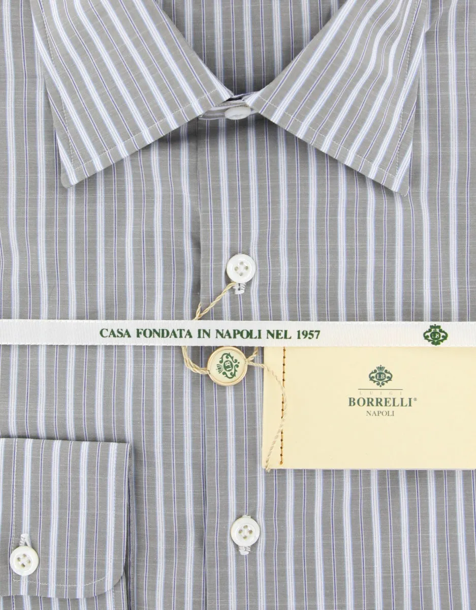 Luigi Borrelli Gray Shirt - Slim
