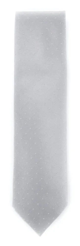 Luigi Borrelli Gray Silk Tie