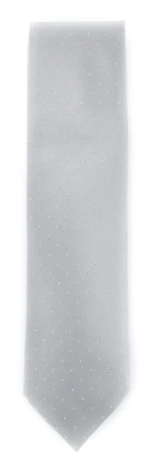 Luigi Borrelli Gray Silk Tie