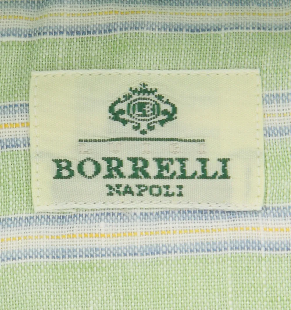 Luigi Borrelli Green Shirt - Extra Slim