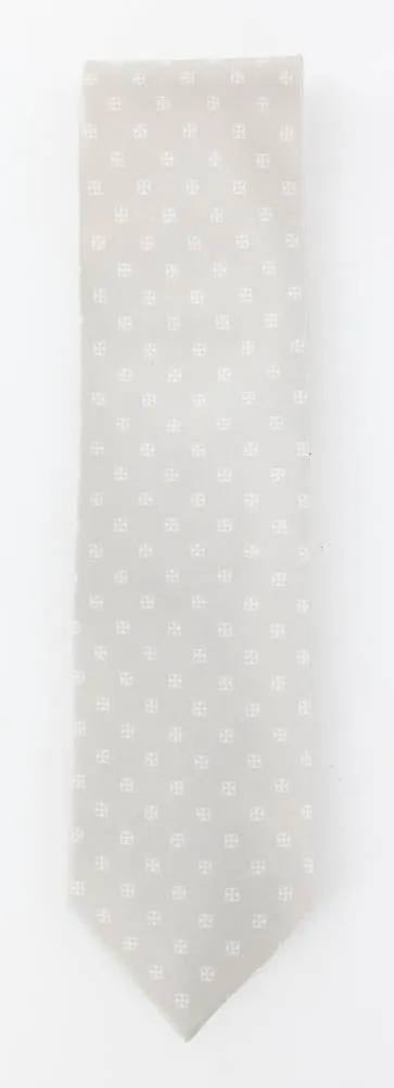 Luigi Borrelli Light Gray Silk Tie