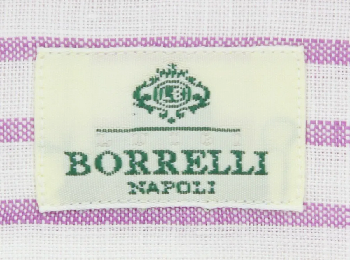 Luigi Borrelli Purple Shirt - Slim