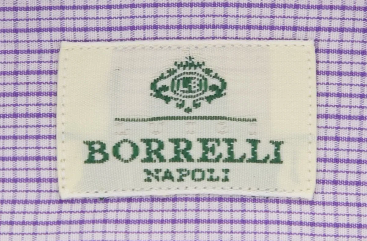 Luigi Borrelli Purple Shirt - Slim