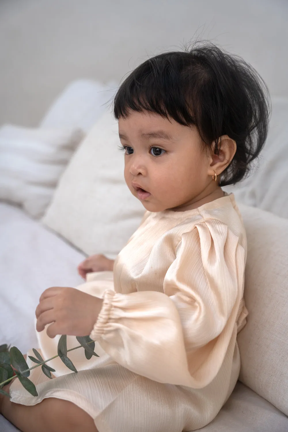 Luminous Grace Baby Dress
