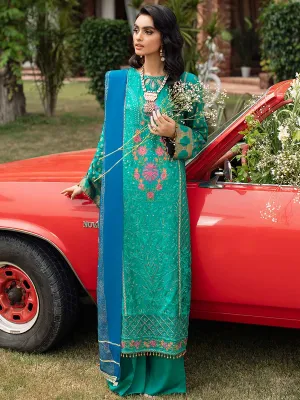 Luxury Edit Winter '22 D#2B | RajBari Fall/Winter Unstitched Luxury Collection 2022 | Unstitched Embroidered Chikankari Suits