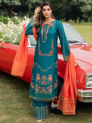 Luxury Edit Winter '22 D#3A | RajBari Fall/Winter Unstitched Luxury Collection 2022 | Unstitched Embroidered Chikankari Suits