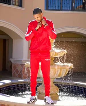 LUXURY TRACKSUIT JACKET (RED)