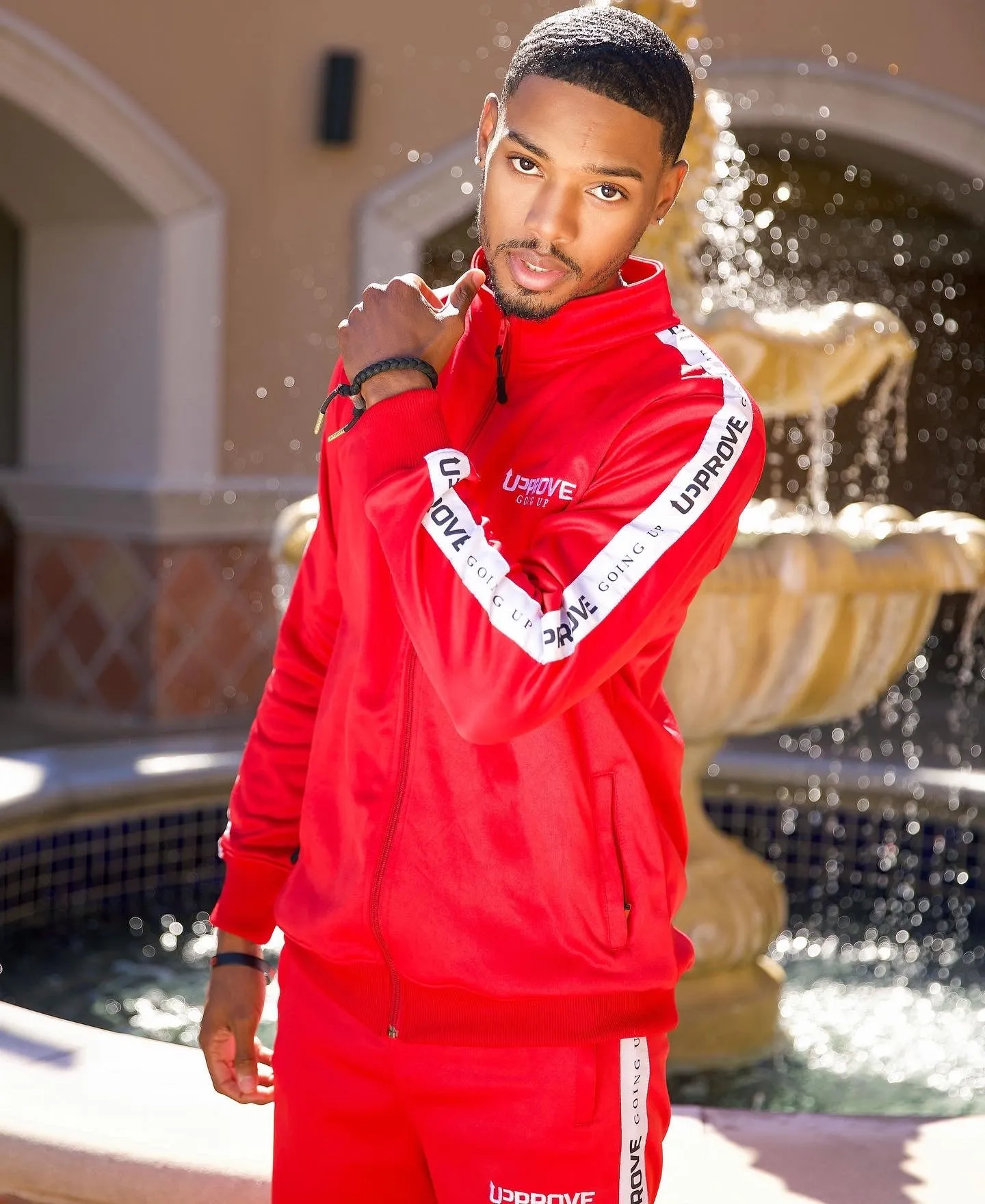 LUXURY TRACKSUIT JACKET (RED)