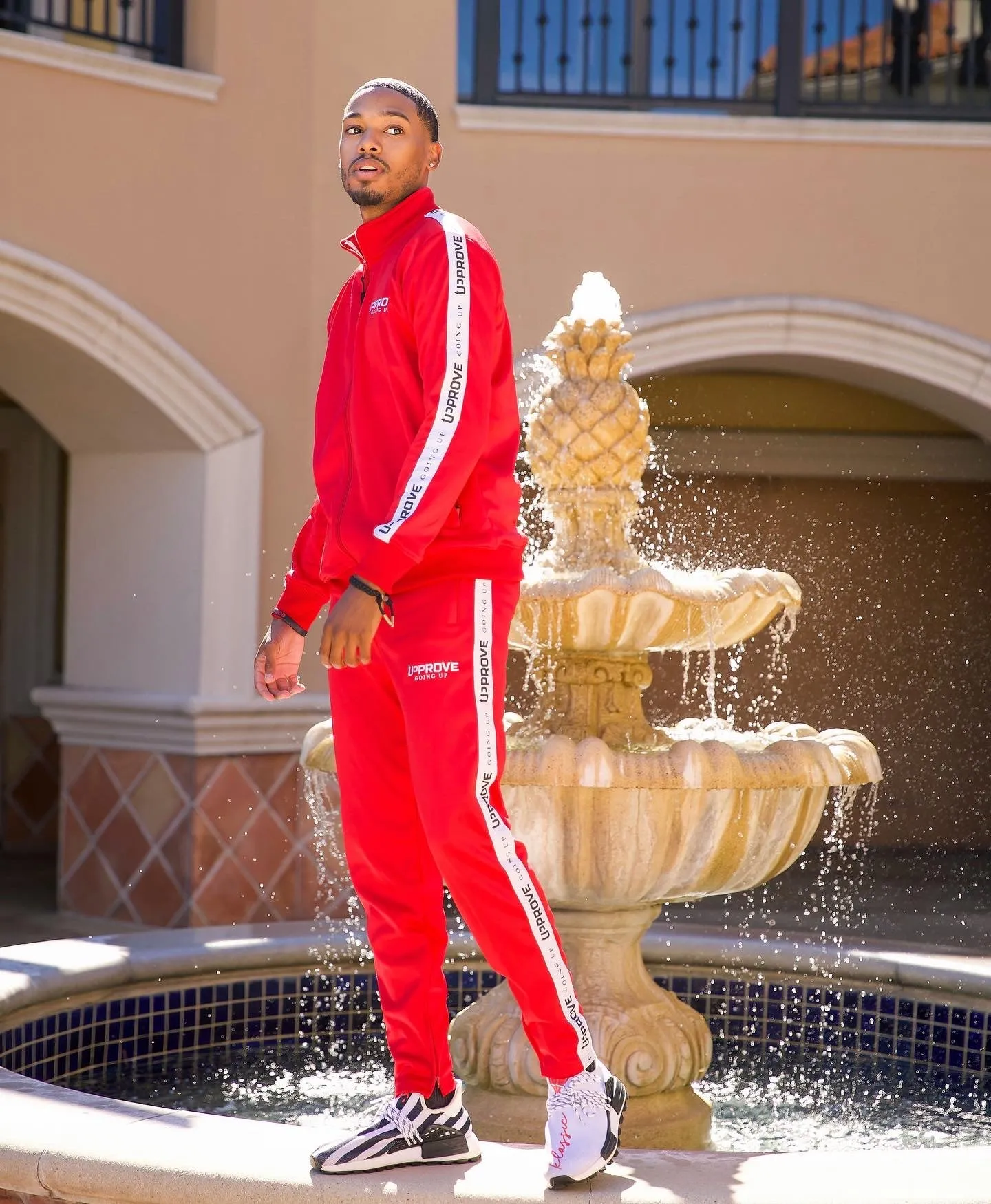 LUXURY TRACKSUIT JACKET (RED)
