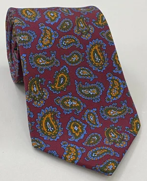 Macclesfield Modern Madder Printed Silk Tie MMPT-110