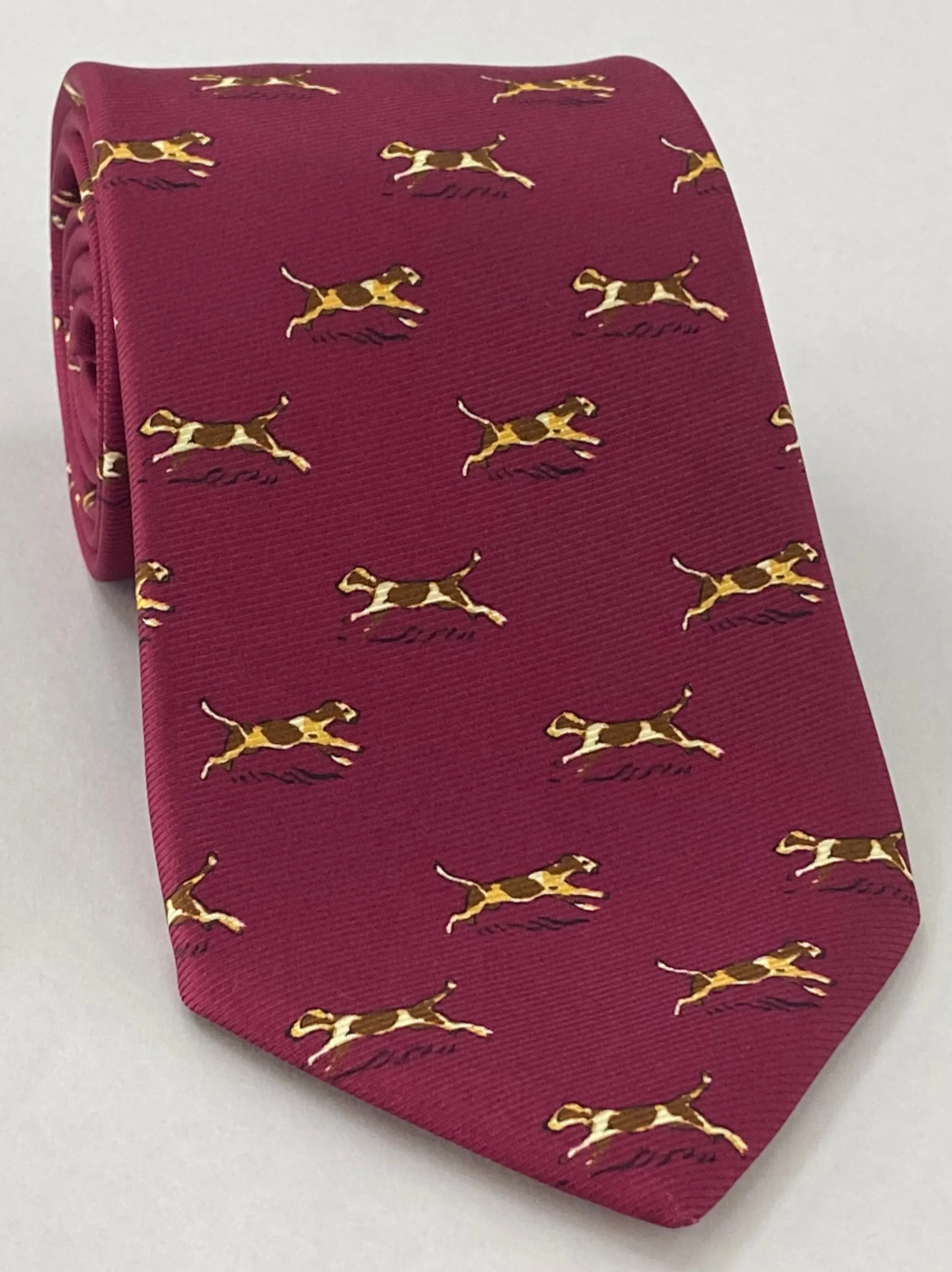 Macclesfield Modern Madder Printed Silk Tie MMPT-169
