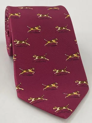 Macclesfield Modern Madder Printed Silk Tie MMPT-169