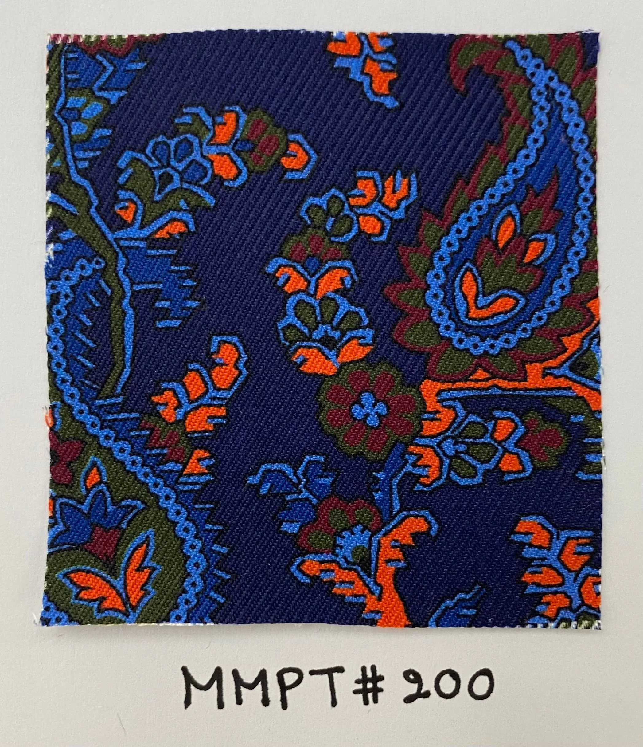 Macclesfield Modern Madder Printed Silk Tie MMPT-200