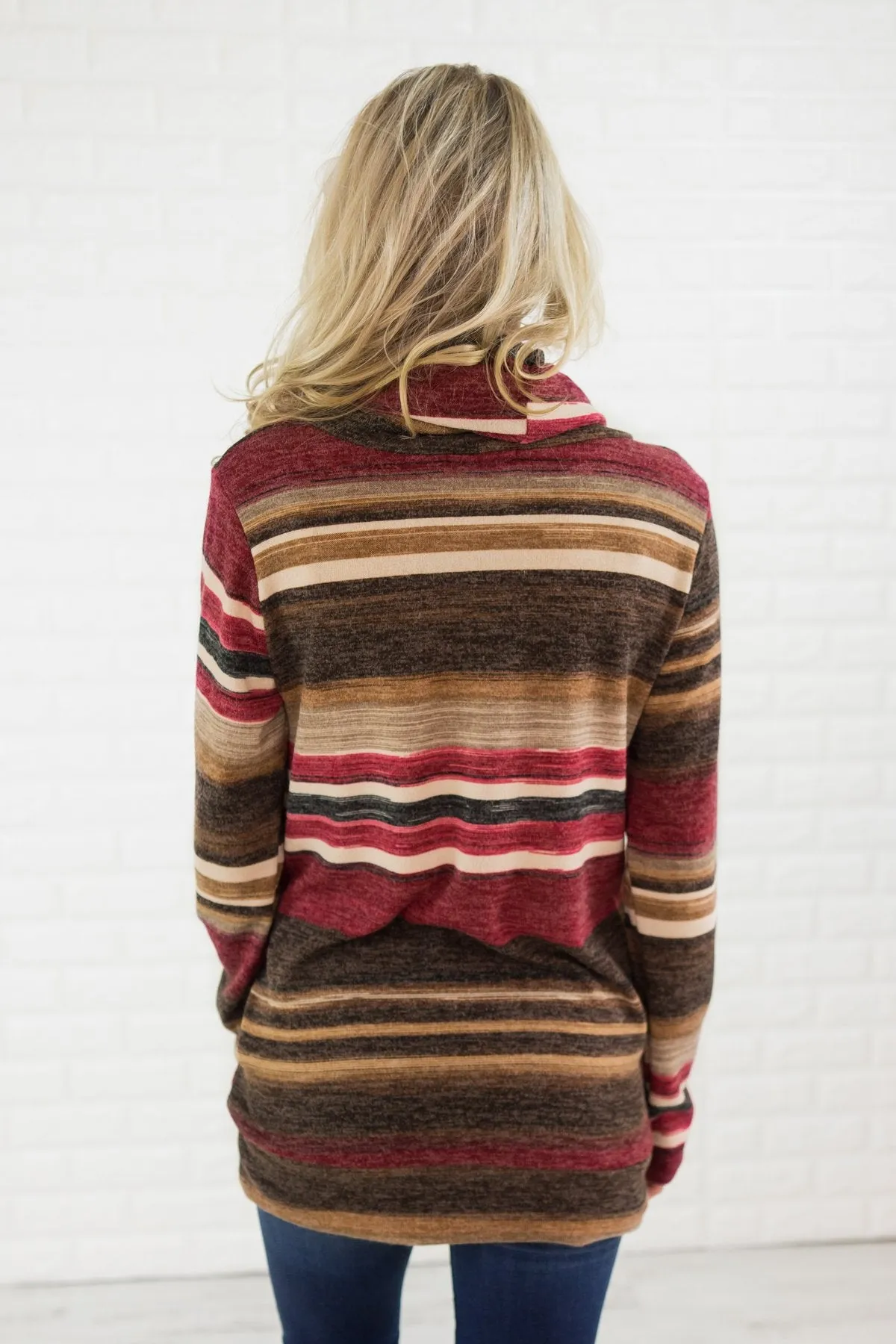 Make An Entrance ~ Maroon & Brown