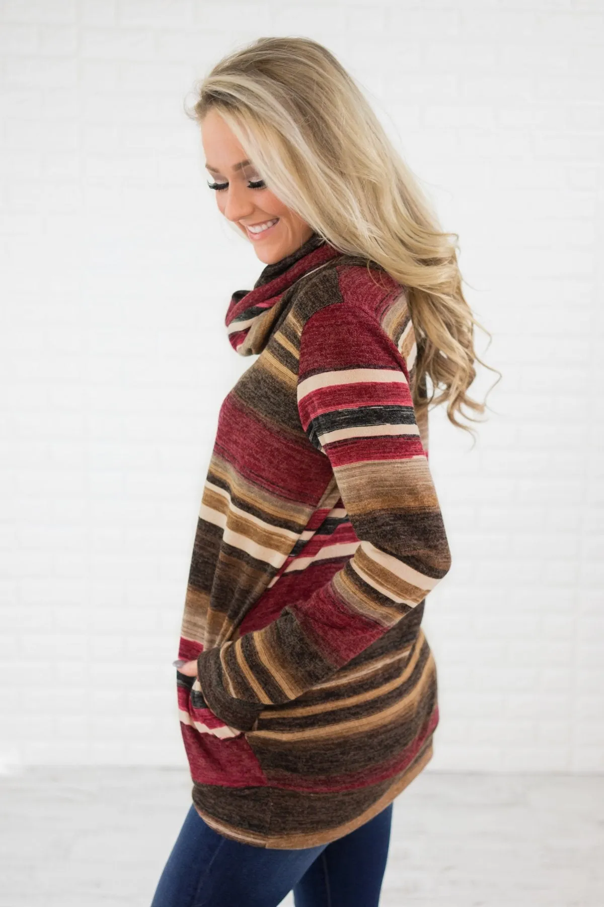 Make An Entrance ~ Maroon & Brown