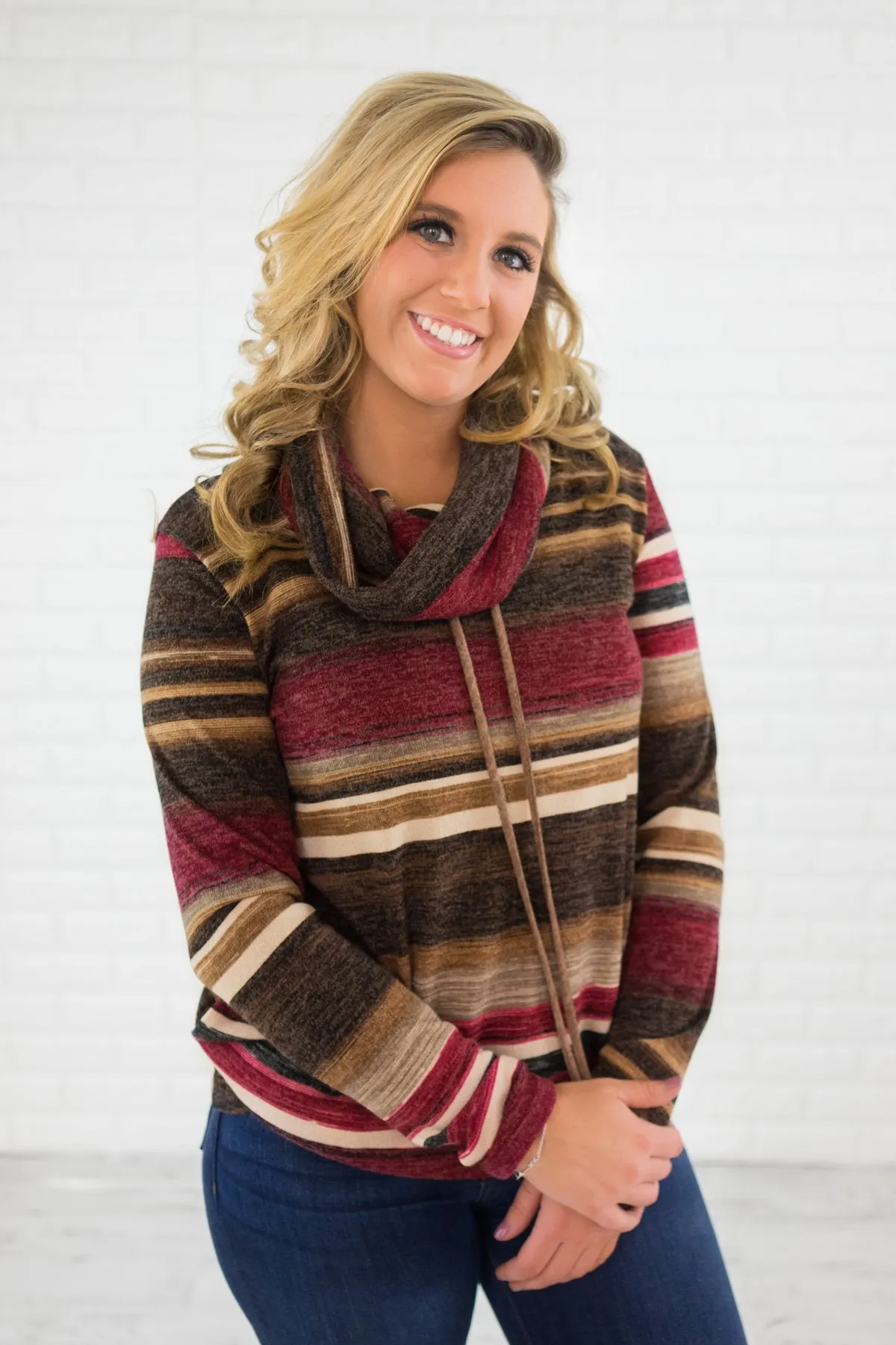 Make An Entrance ~ Maroon & Brown