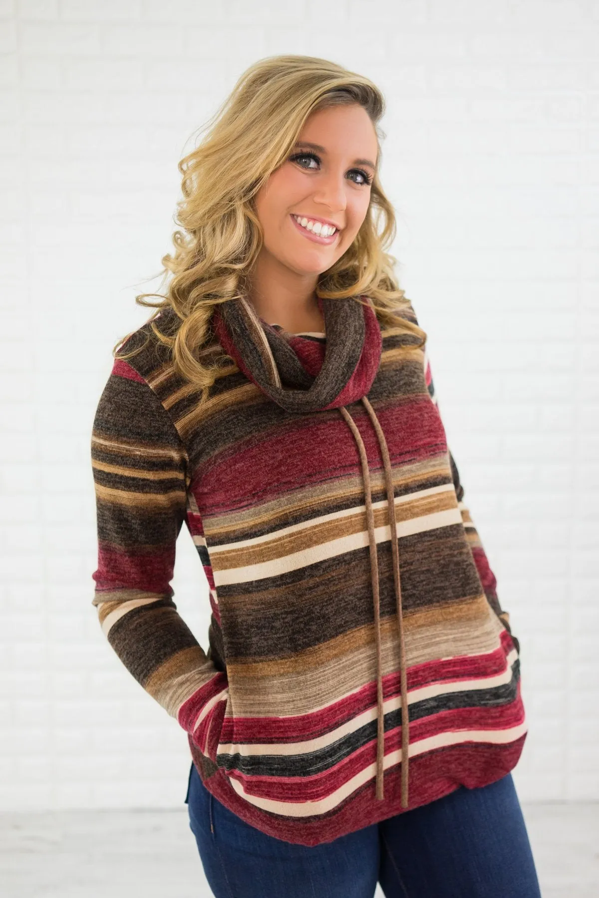 Make An Entrance ~ Maroon & Brown