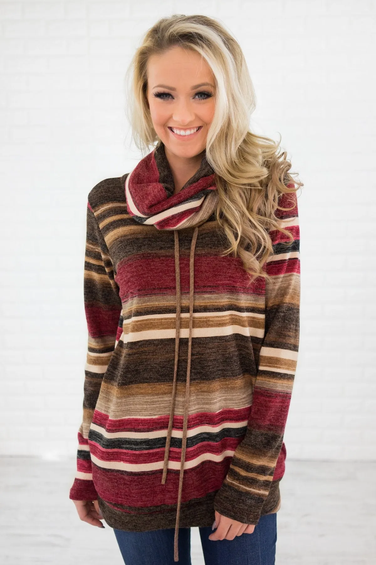 Make An Entrance ~ Maroon & Brown