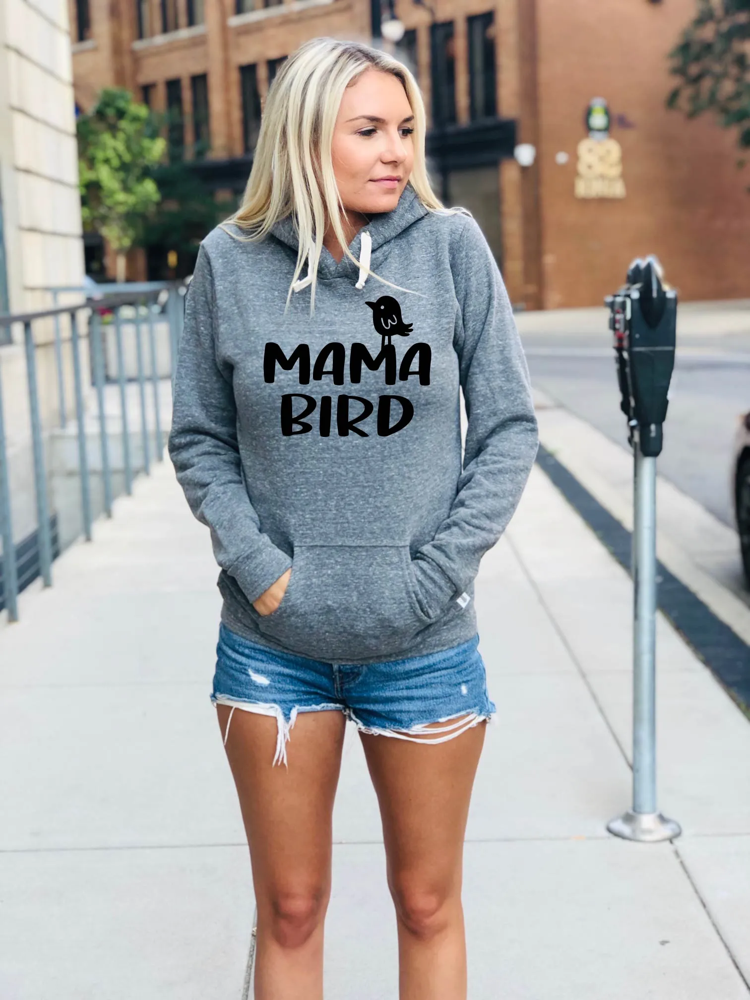 Mama Bird Mom Hoodie