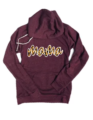 Mama Leopard Hoodie | Mom Sweatshirt | Unisex Triblend Hoodie
