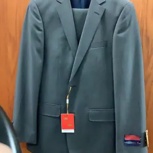 Mantoni Suit Grey Birdseye Modern Fit