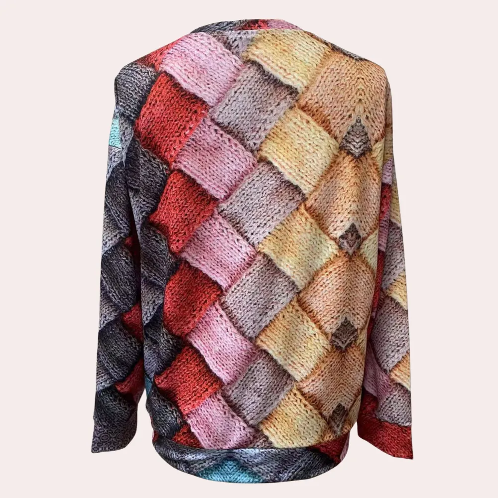 Marina® | Colorful sweater with a pattern