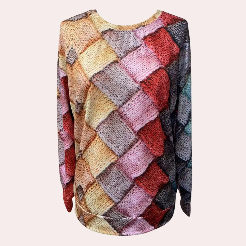 Marina® | Colorful sweater with a pattern