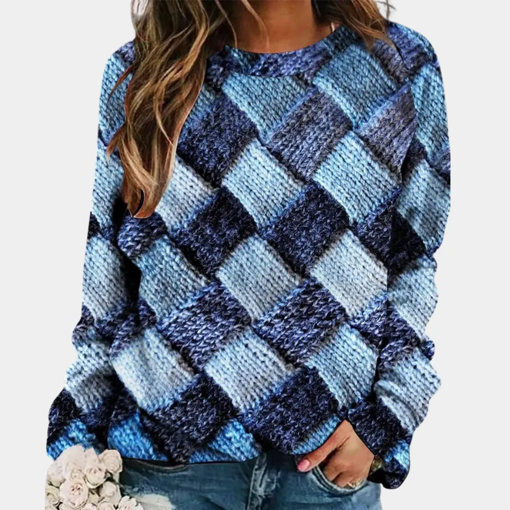 Marina® | Colorful sweater with a pattern