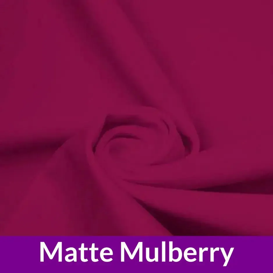 Matte Mulberry Fit Model Competition Suit