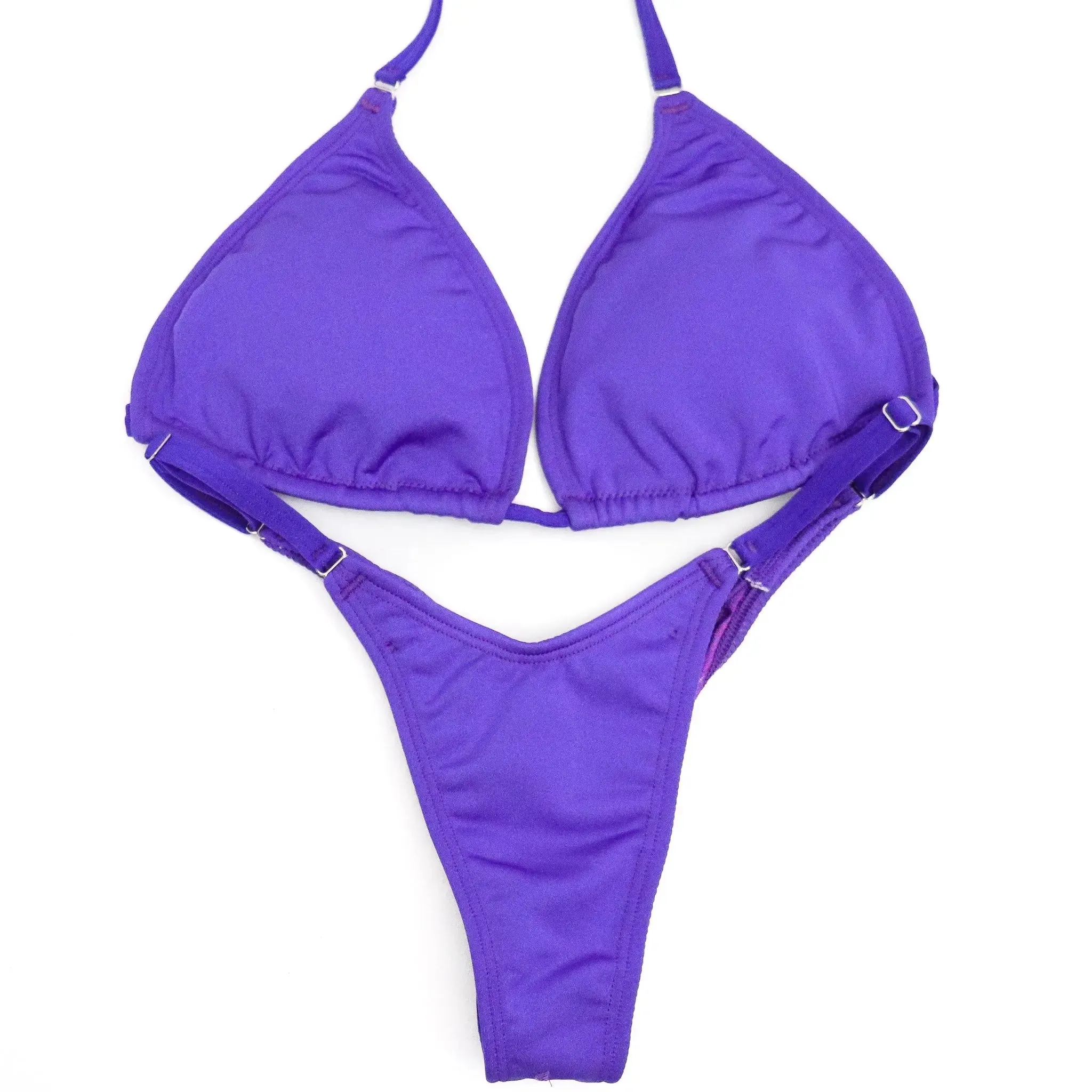 Matte Purple Fit Model Competition Suit