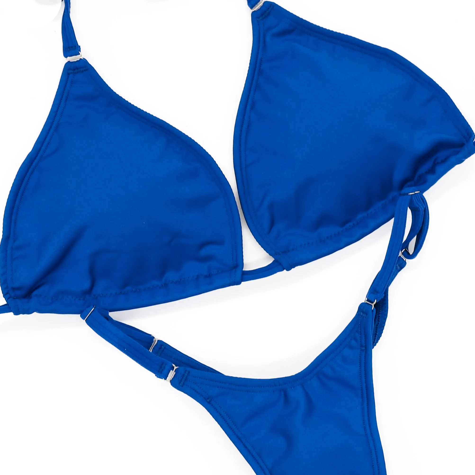Matte Royal Blue Fit Model Competition Suit