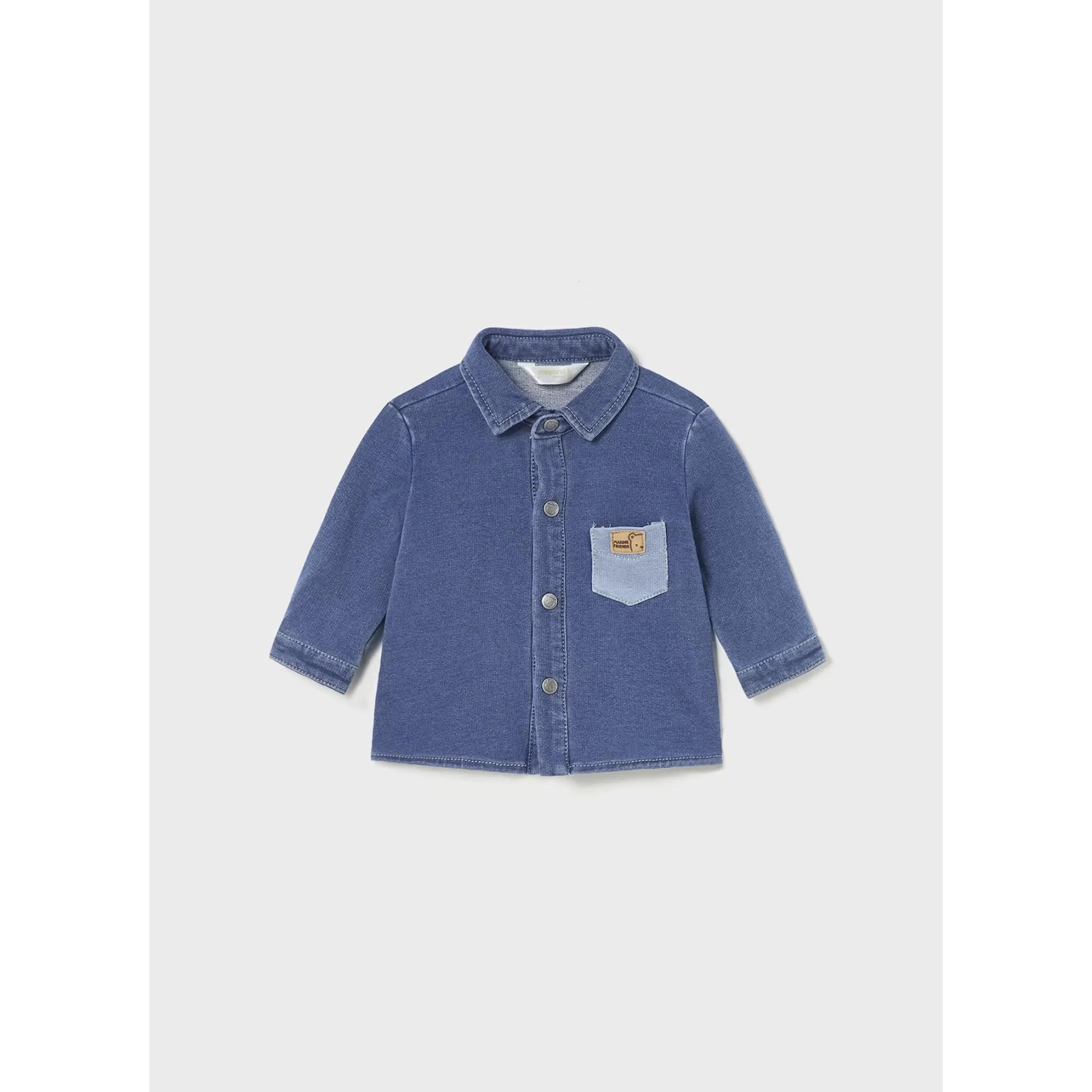 Mayoral Denim Long Sleeve Shirt
