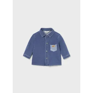 Mayoral Denim Long Sleeve Shirt