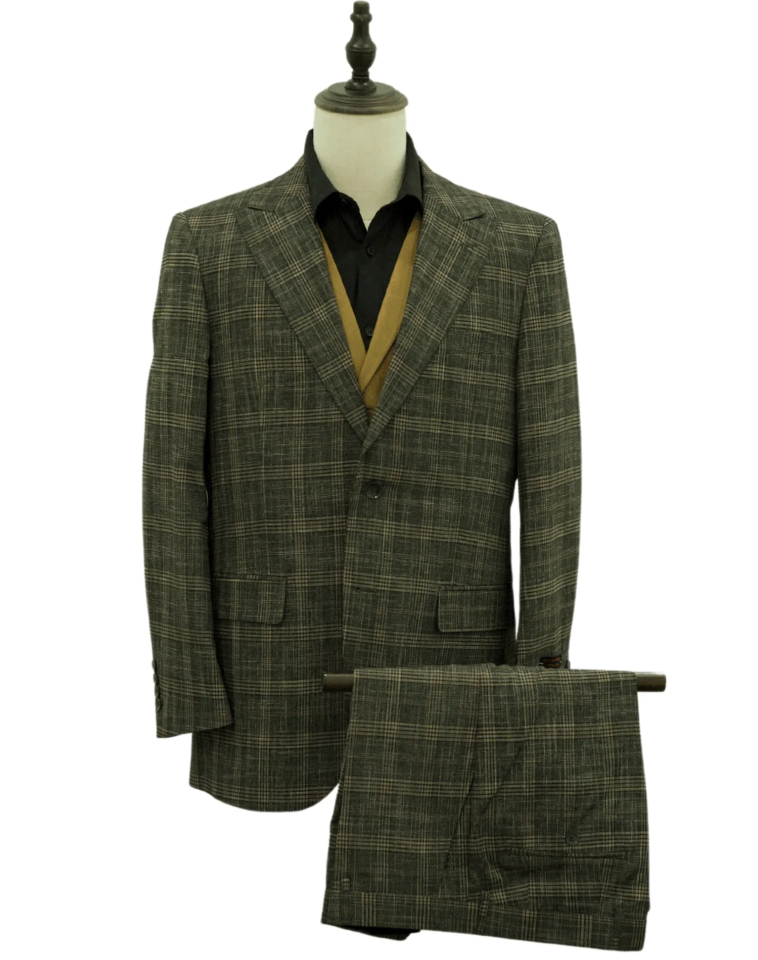Mazari Modern Fit Vested Suit Pett Compo - Gray 2306