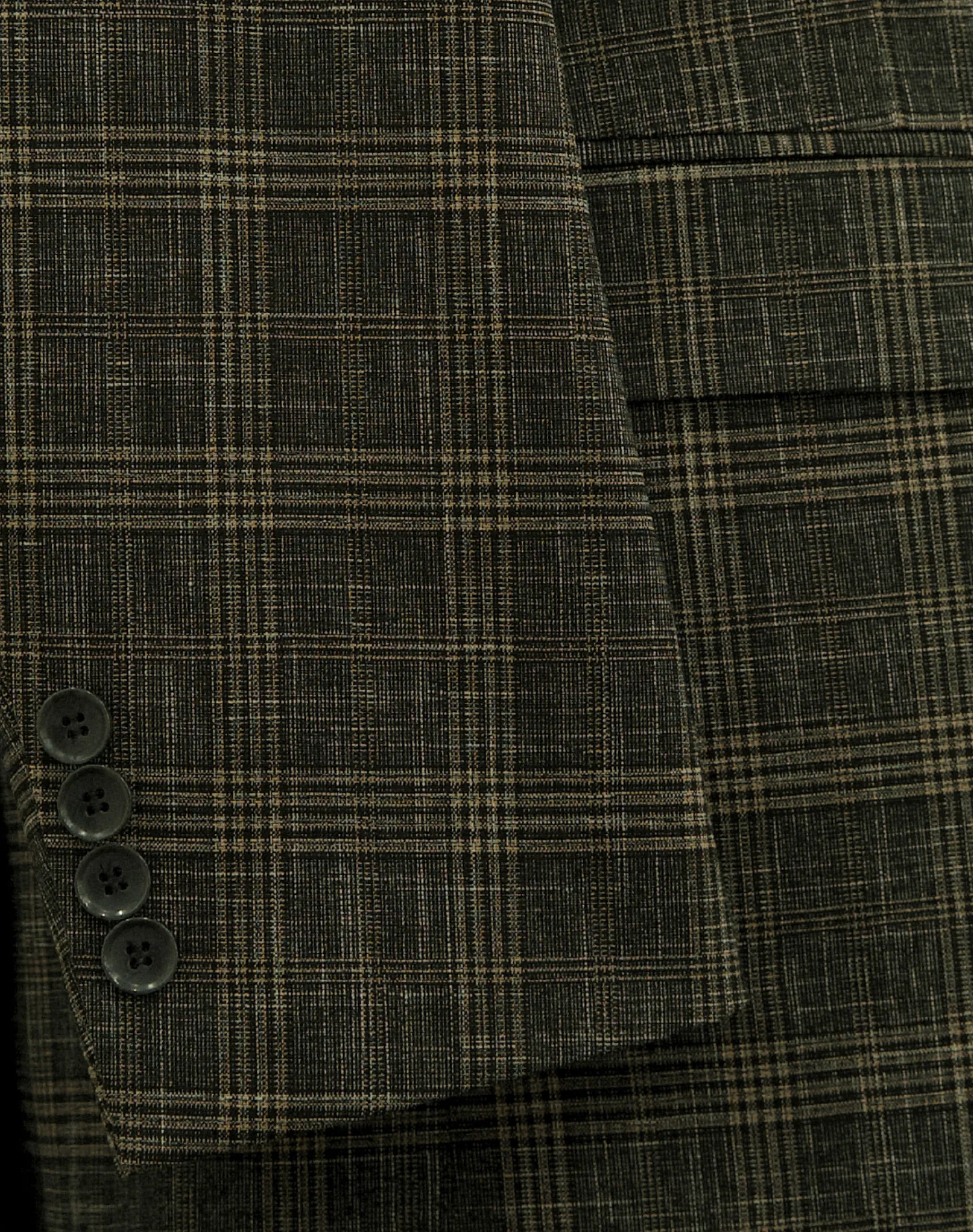 Mazari Modern Fit Vested Suit Pett Compo - Gray 2306