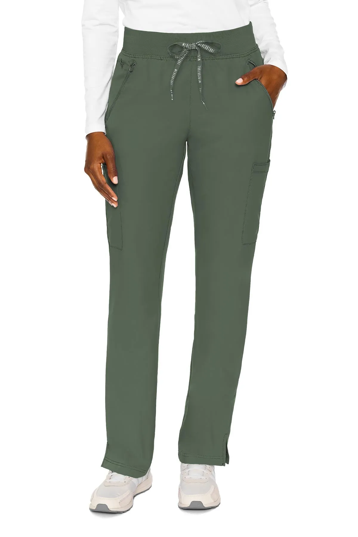 Med Couture Scrub Pants Insight Zipper Pocket Petite 2702