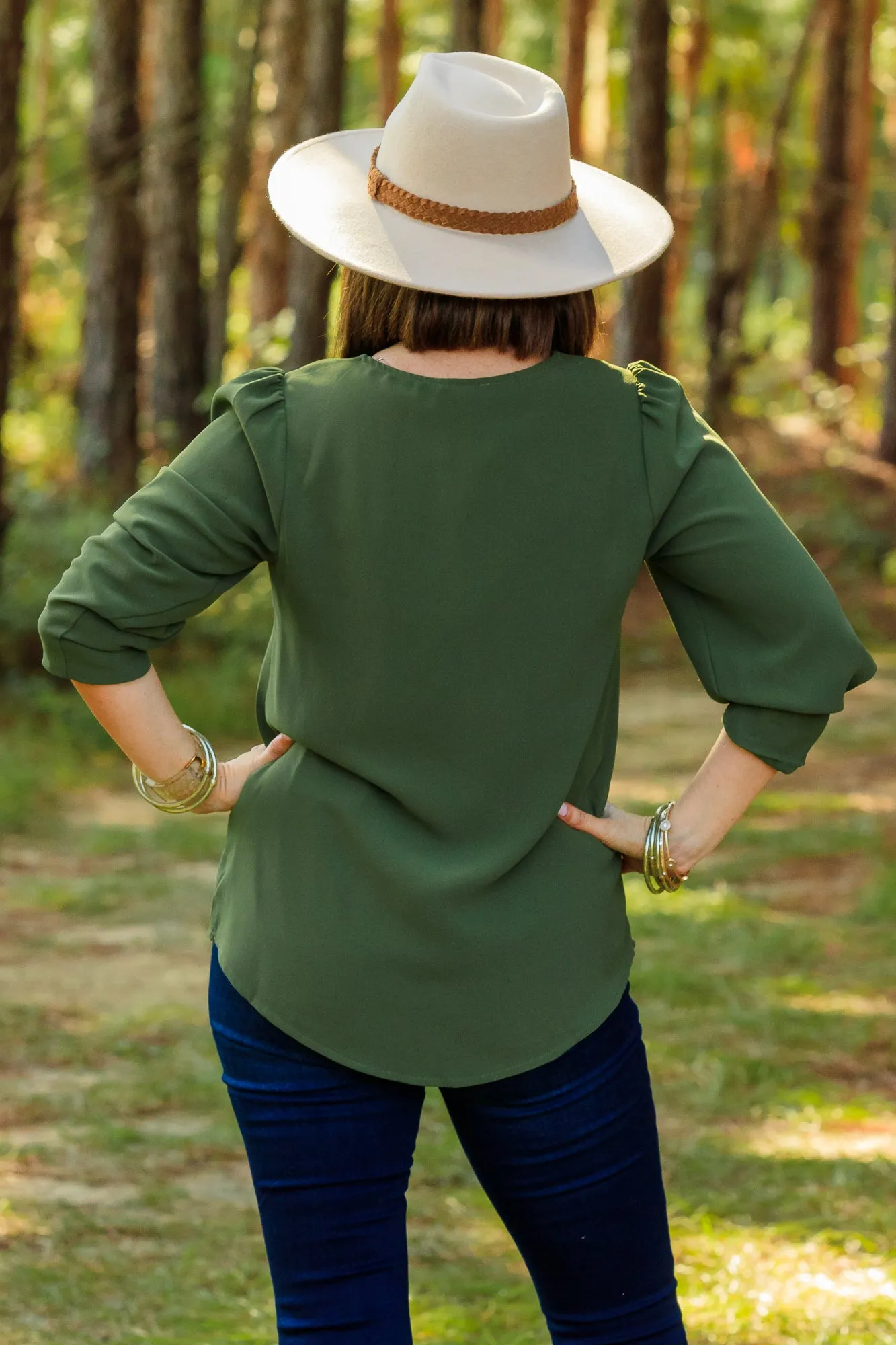 Megan Top - Olive