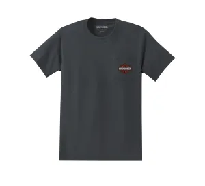 Men's Bar & Shield Pocket Tee - Blackened Pearl