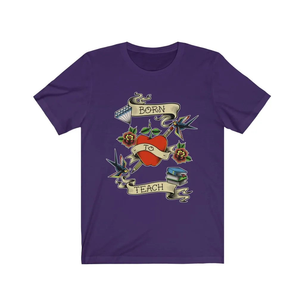 Men's Born to Teach Jersey T-shirt