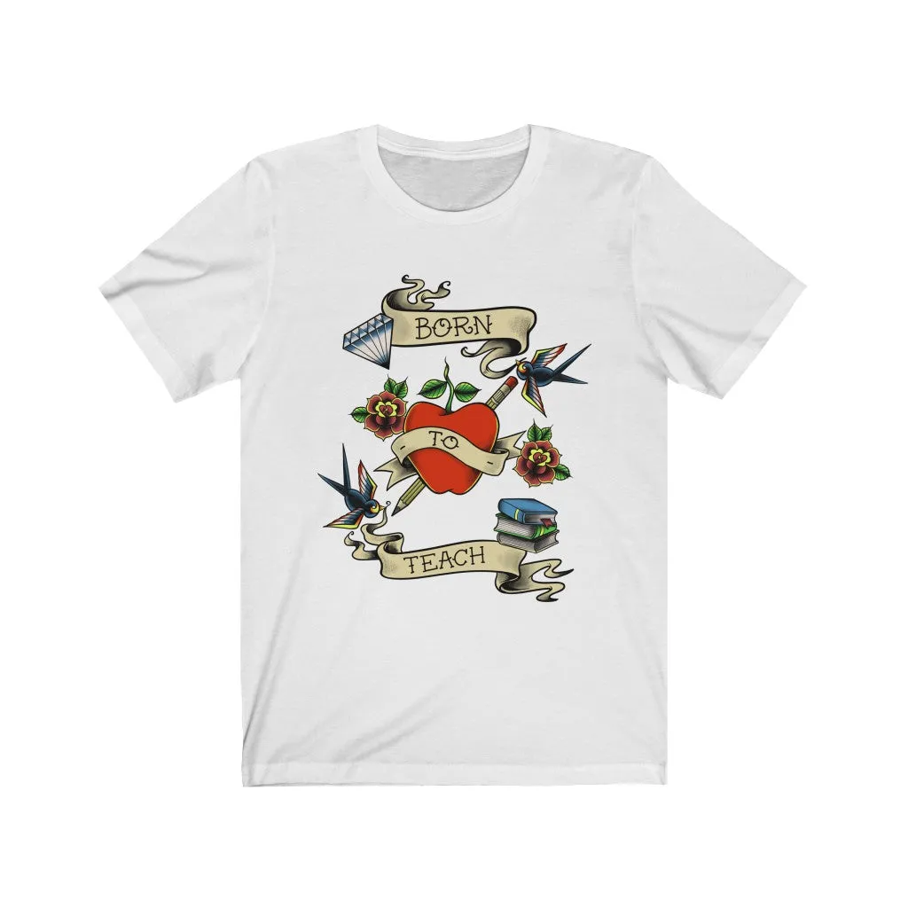 Men's Born to Teach Jersey T-shirt