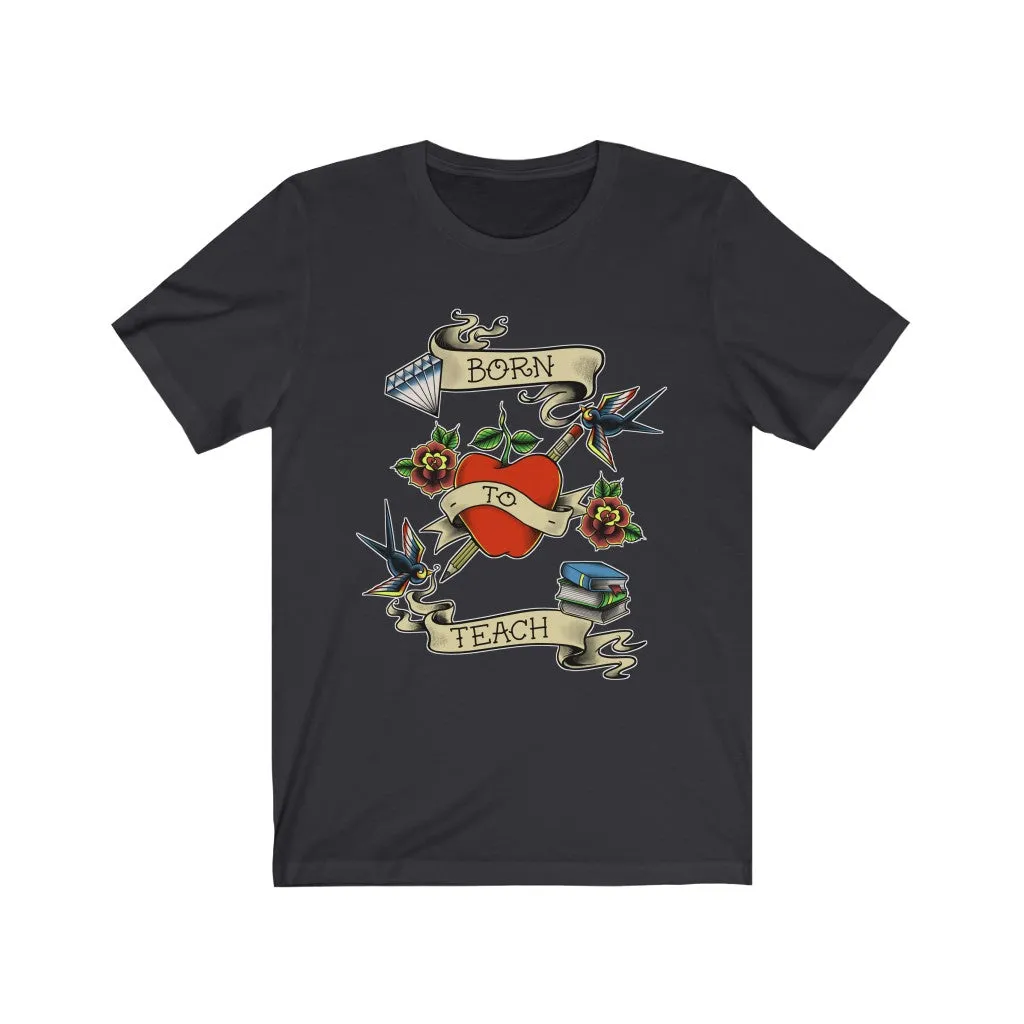 Men's Born to Teach Jersey T-shirt