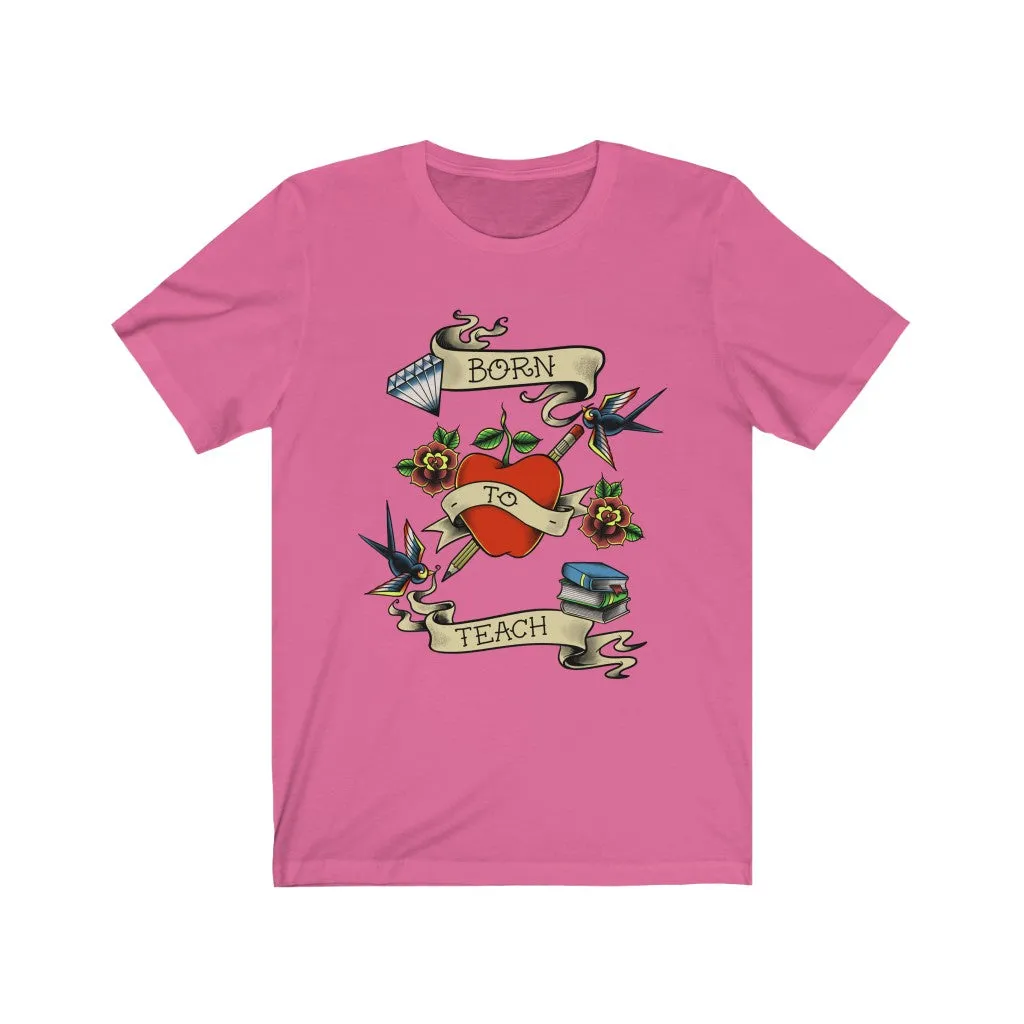 Men's Born to Teach Jersey T-shirt