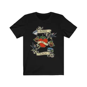 Men's Born to Teach Jersey T-shirt