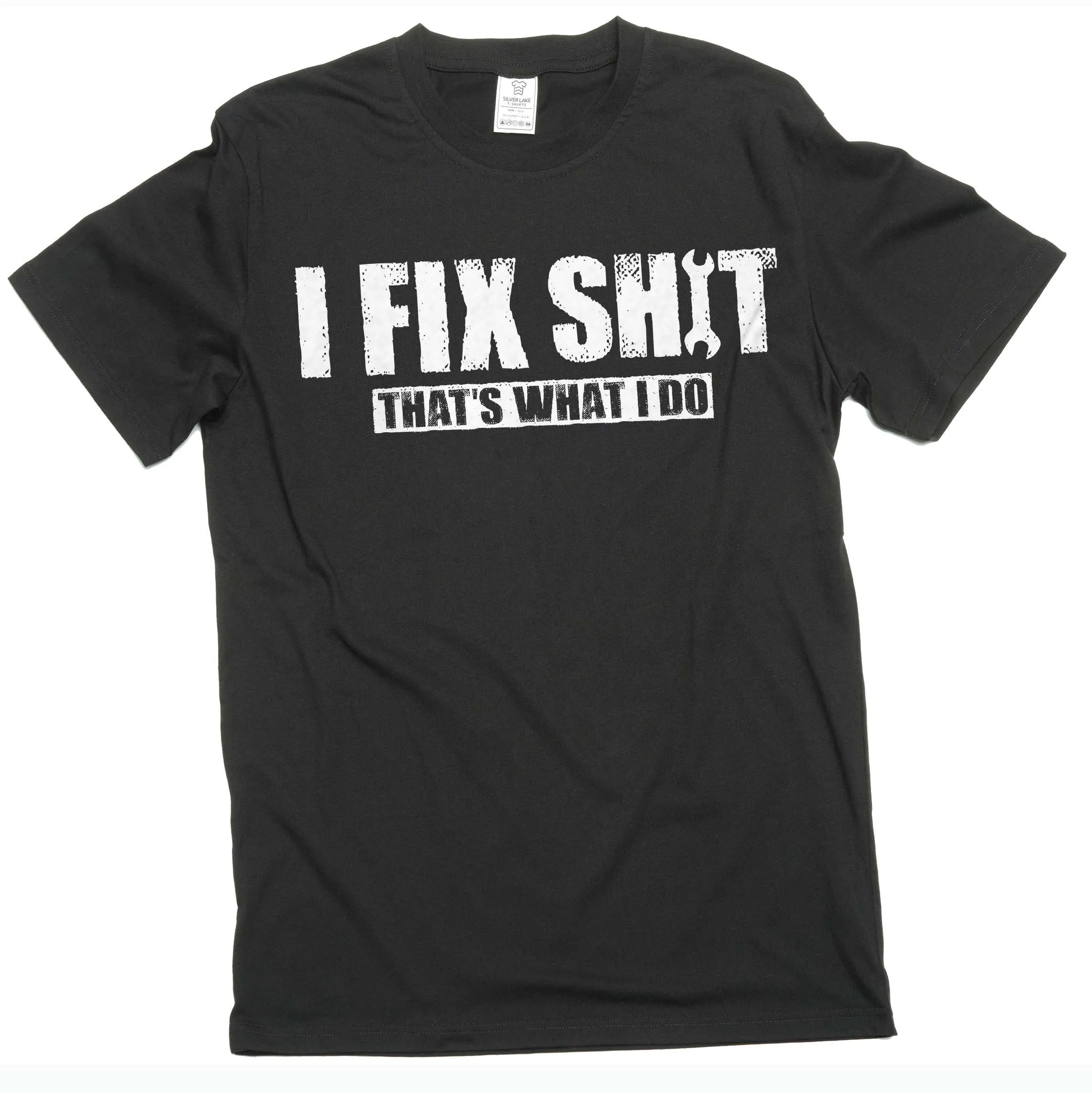 Men's Funny DIY garage T-shirt I fix things that's what I do engineer mechanic tee shirt