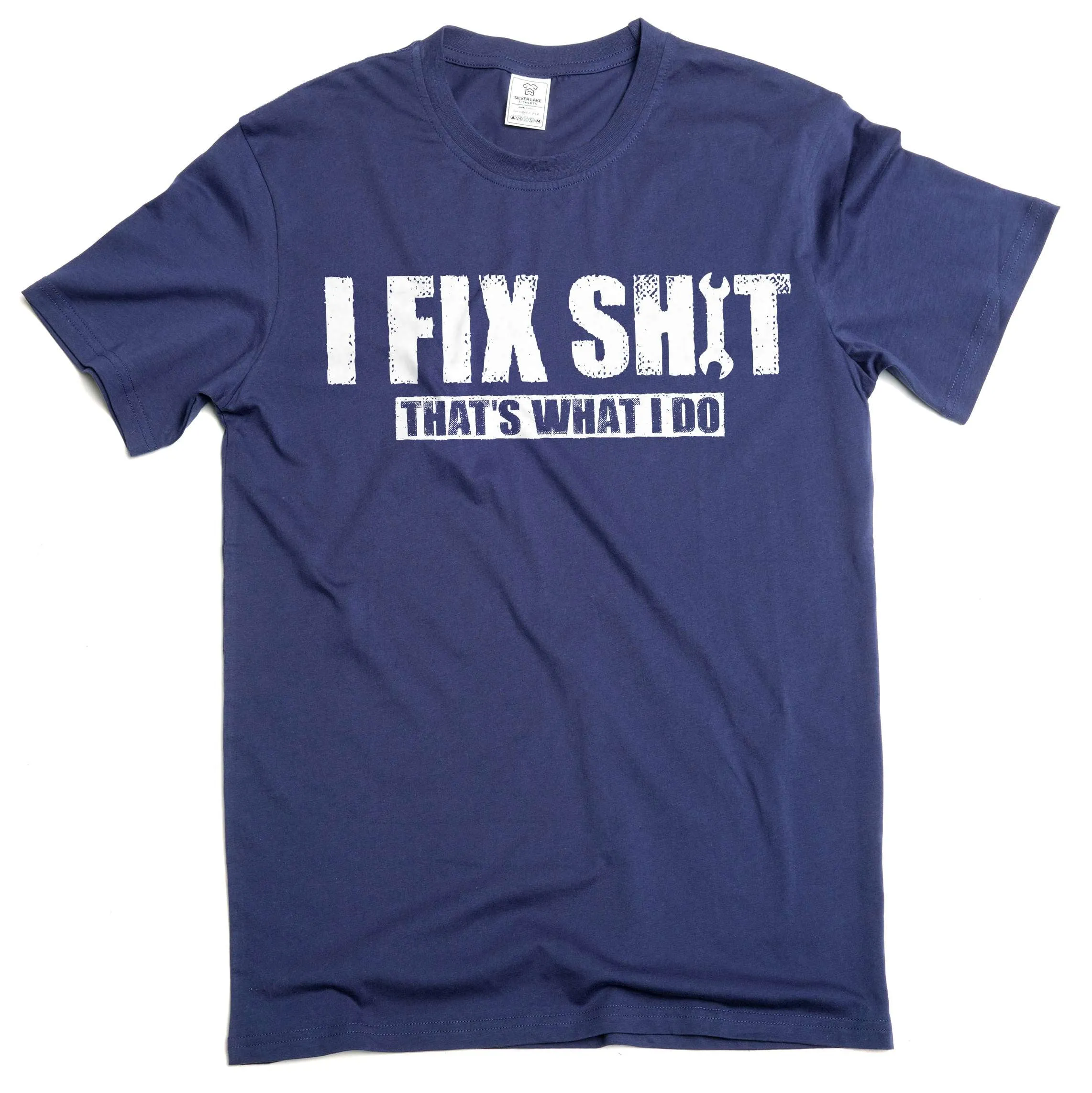 Men's Funny DIY garage T-shirt I fix things that's what I do engineer mechanic tee shirt