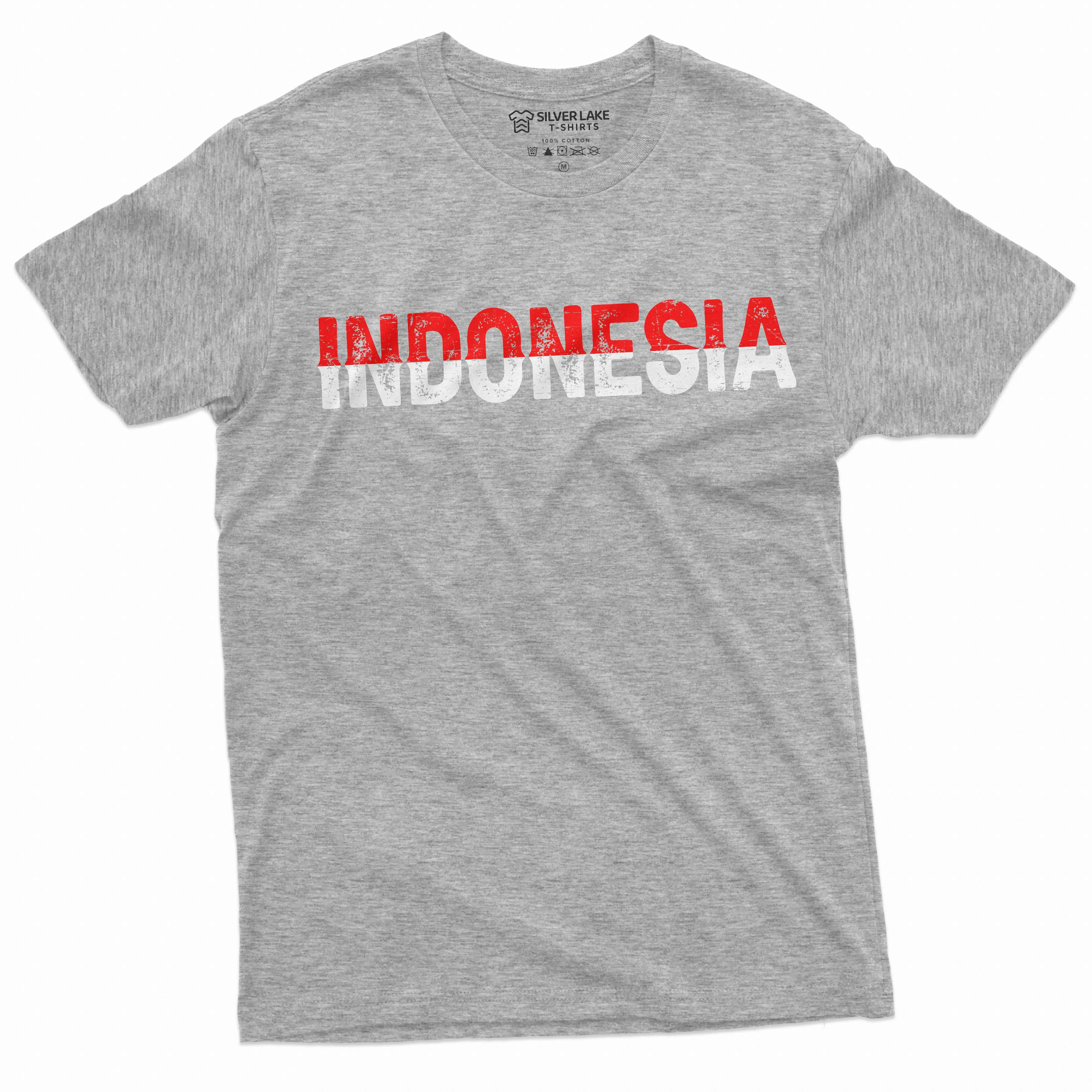Men's Indonesia Shirt Indonesian Gifts Indonesia Patriotic Country National Shirt Indonesia Shirt
